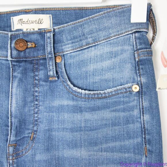 NEW Madewell Wilcrest Wash Distressed mid rise‎ Skinny Jeans, 25 - Picture 9 of 16